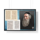 Rare Manuscript of Rabbi Moshe, Son of the Baal HaTanya | Historic Chabad Heritage Print
