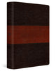 ESV Giant Print Personal Size Bible, Red Letter, Thumb Indexed (Trutone, Forest/Tan, Trail Design)